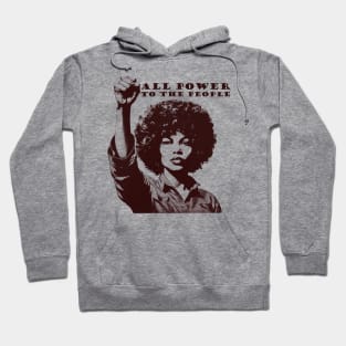 angela davis art visual Hoodie